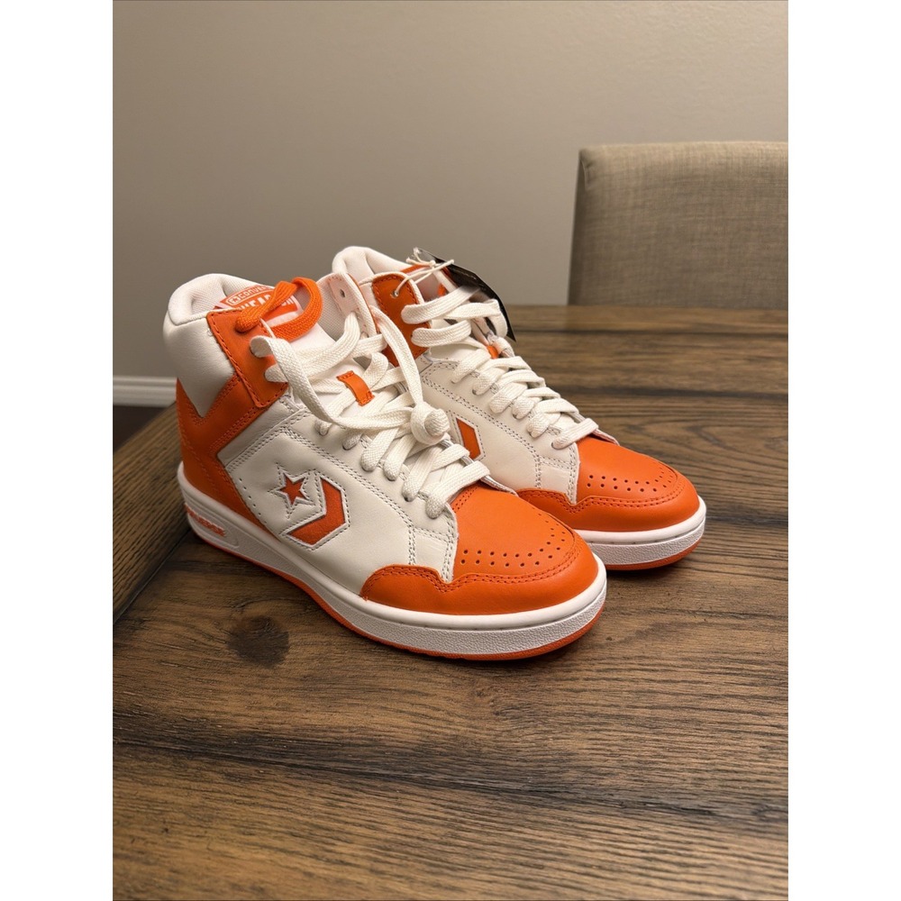 Converse Weapon Mid Syracuse Orange/White Sneaker Mens Size 7 New A11956C…S3